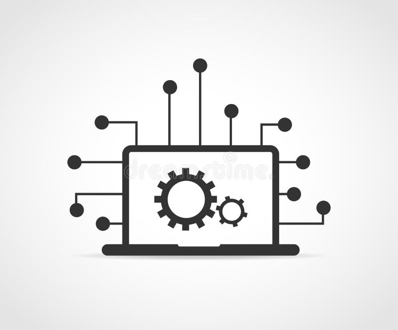 Information Technology Vector Concept Icon Stock Vector - Illustration