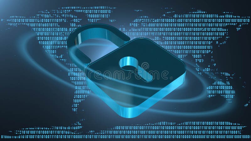 Informationsschutz und Internetsicherheit - geschlossenes Vorhängeschloß auf digitalem Hintergrund lizenzfreie abbildung Informationsschutz und Internetsicherheit - geschlossenes Vorhängeschloß auf digitalem Hintergrund lizenzfreie abbildung