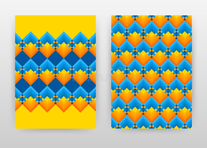 Informe anual azul amarillo-naranja geométrico del diseño de negocio de la textura, folleto, aviador, cartel Vector colorido geom libre illustration Informe anual azul amarillo-naranja geométrico del diseño de negocio de la textura, folleto, aviador, cartel Vector colorido geom libre illustration