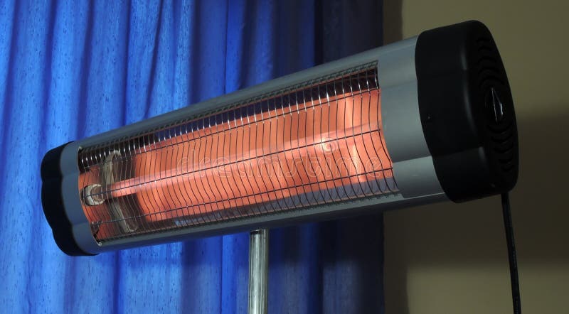 Infrared heater stock image. Image of orange, energy - 83254165