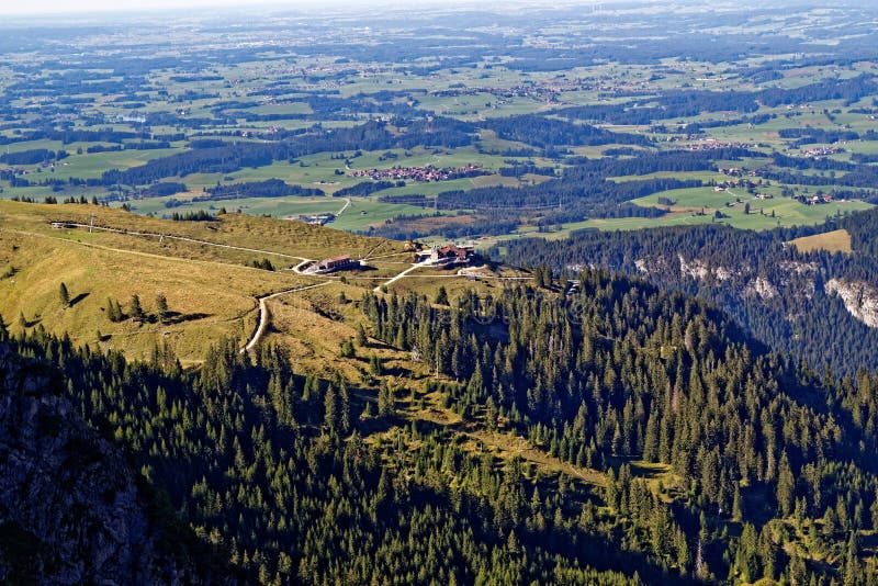 Infrastruktura w górzystym regionie Allgäu Alps zdjęcie royalty free Infrastruktura w górzystym regionie Allgäu Alps zdjęcie royalty free