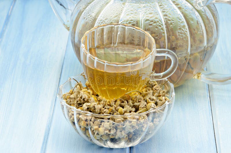 Infusion of chamomile stock photo. Image of chamomile 43899468