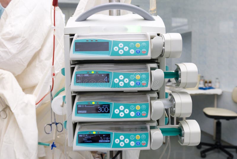 Infusionpumpen stockfoto. Bild von tropfenfänger, medikation - 7892108