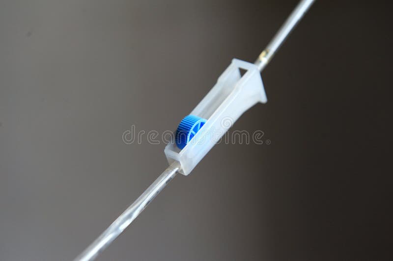 Infusão intravenosa do interruptor foto de stock royalty free