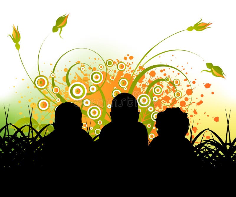 Infância e peripécias ilustração stock