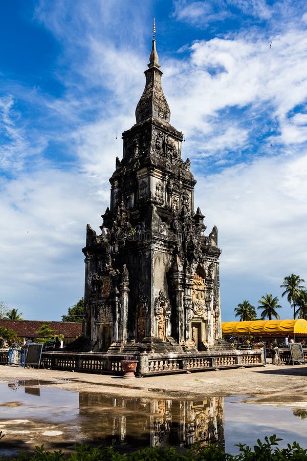 Ing Hang Stupa in Savannakhet, Laos.