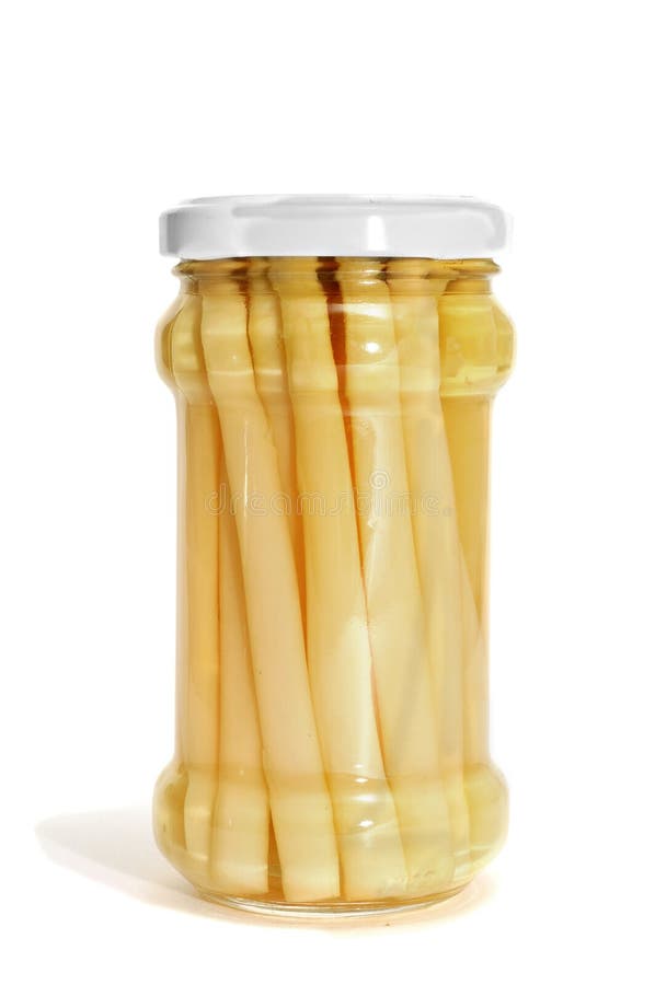Ingeblikte asperge stock afbeeldingen Ingeblikte asperge stock afbeeldingen