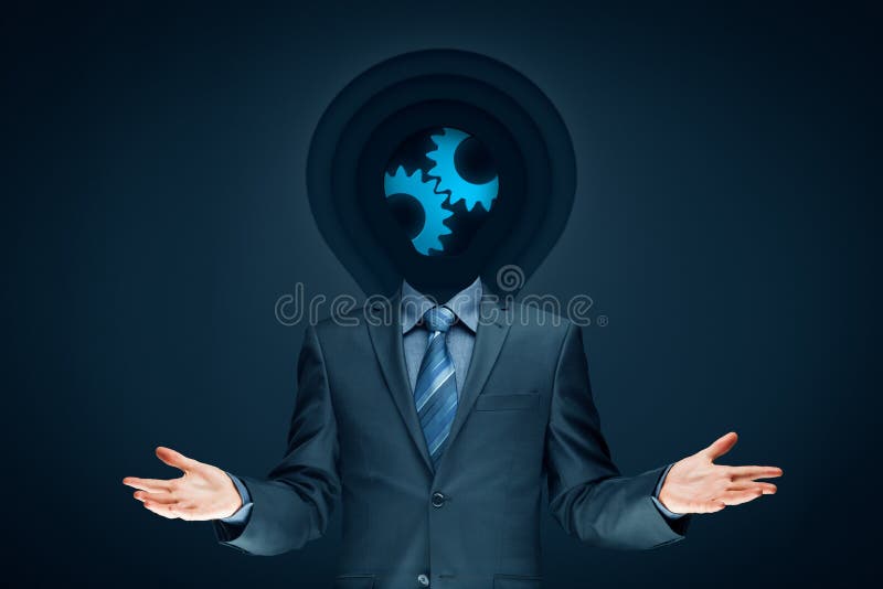 Ingegnere con il concetto della soluzione immagini stock libere da diritti Ingegnere con il concetto della soluzione immagini stock libere da diritti
