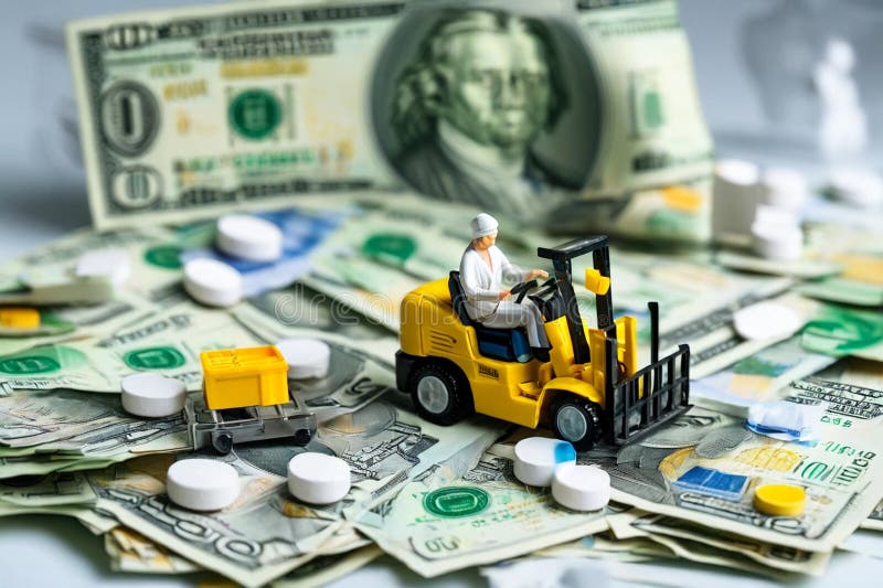 Ingegneri miniaturizzati che riparano computer royalty illustrazione gratis