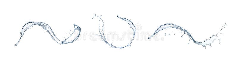 Ingesteld met abstracte spetsels van water op de achtergrond. bannerontwerp vector illustratie