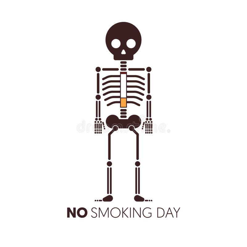 Inget - röka och värld ingen bakgrund för mall för tobakdagaffisch