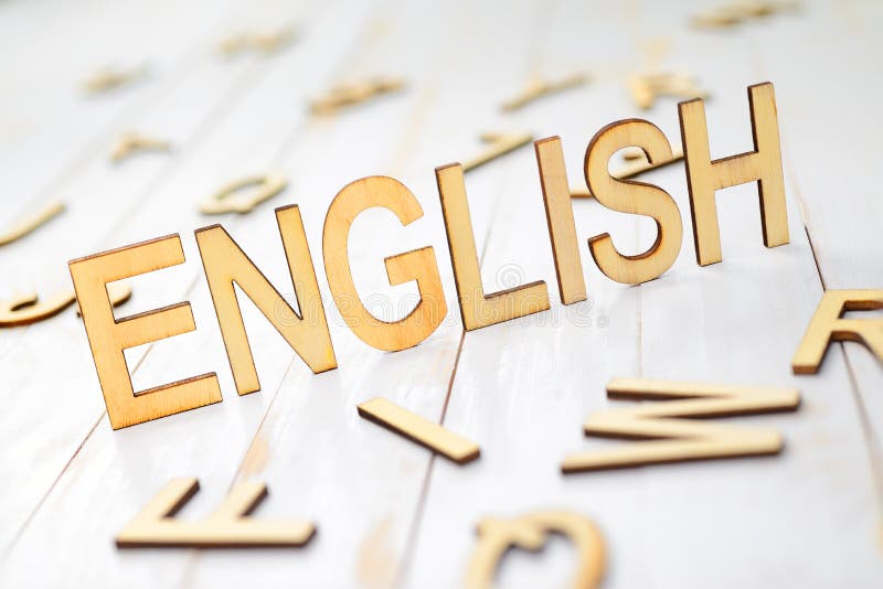 Clases De Inglés De La Palabra Foto de archivo Imagen de escuela