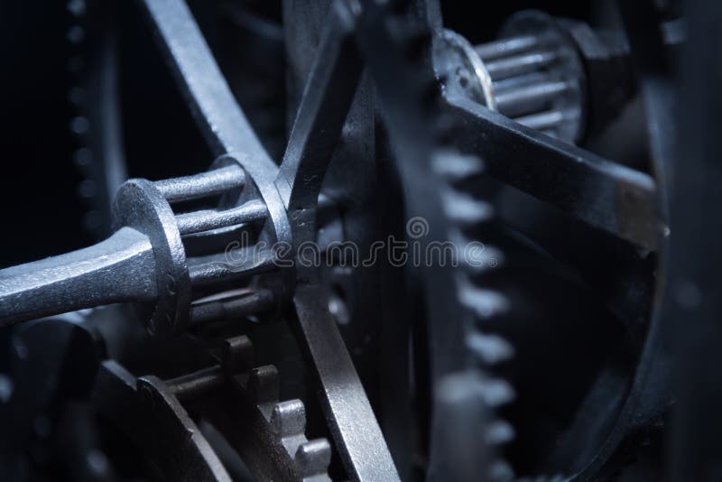 Ingranaggi d'annata e denti immagini stock libere da diritti Ingranaggi d'annata e denti immagini stock libere da diritti