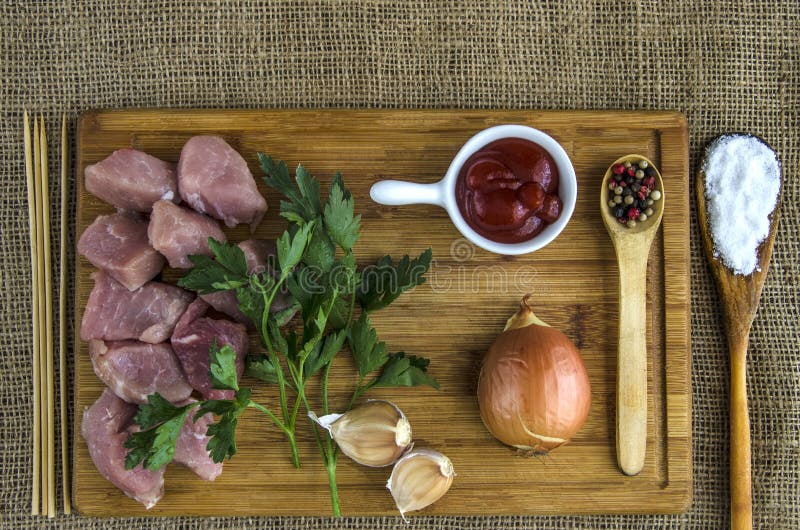 Ingredients for barbecue stock photo. Image of barbecue 110849958