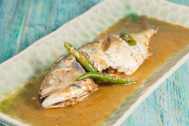 Ingredients of Fish Fried with Chili Sauce Stock Image Image of