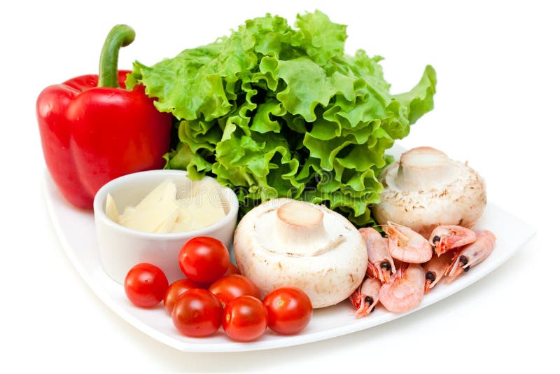 Ingredients for mix salad