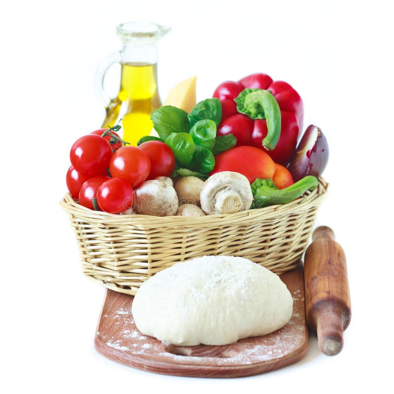 Ingredients To Make a Pizza Stock Photo Image of chef, italy 42928282