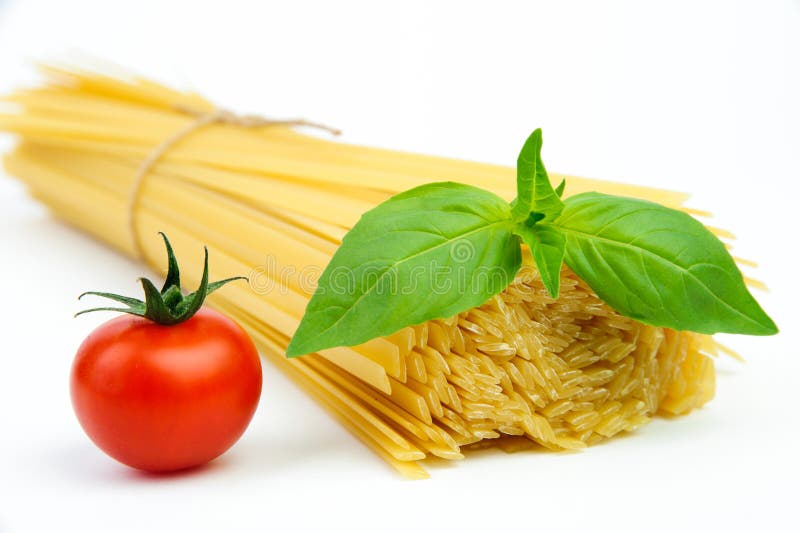 Ingredients for spaghetti