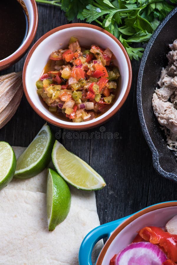 Ingredients for Traditional Mexican Burrito Stock Photo Image of lunch, spicy 58465398