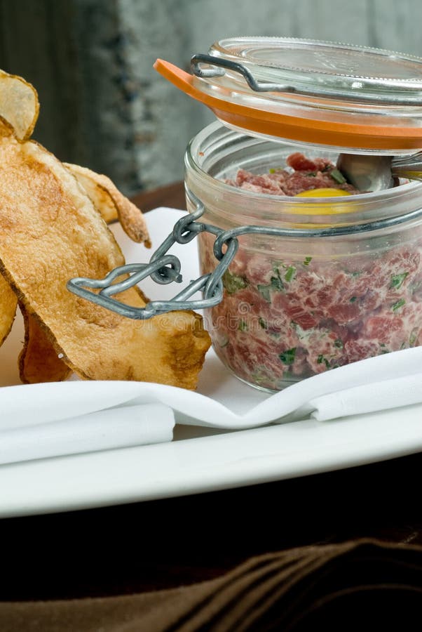 Ingrossi Tartare fotografia stock