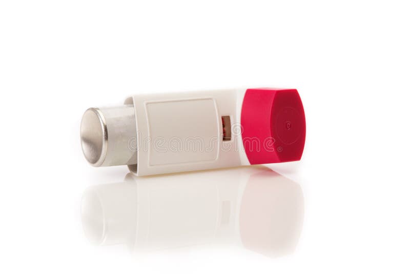 Inhalator som isoleras på en vit arkivfoto Inhalator som isoleras på en vit arkivfoto