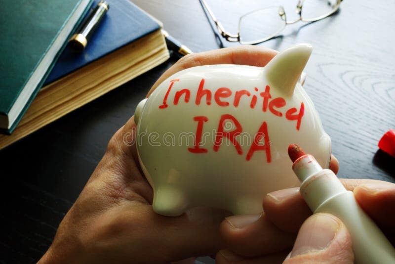 Inherited IRA. stock photography