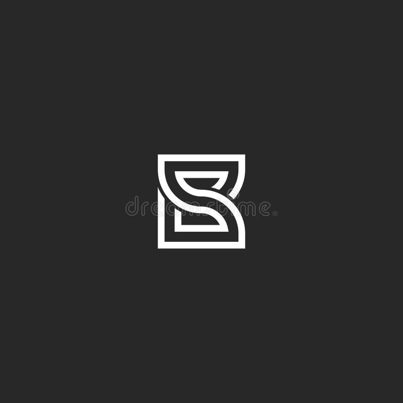 Inicial creativa del logotipo de la letra B del monograma, líneas traslapadas paralelas emblema geométrico de la forma del infini libre illustration Inicial creativa del logotipo de la letra B del monograma, líneas traslapadas paralelas emblema geométrico de la forma del infini libre illustration