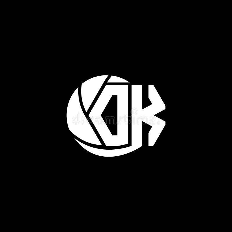 Initial DK logo design Geometric and Circle style, Logo business branding