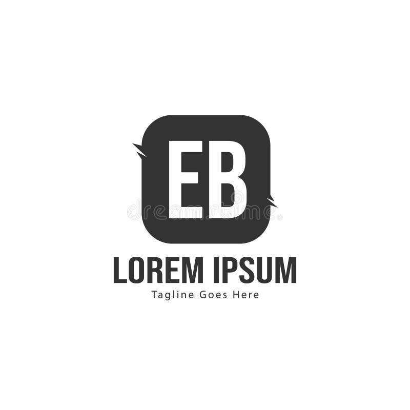 EB Monogram Logo Design By Vectorseller