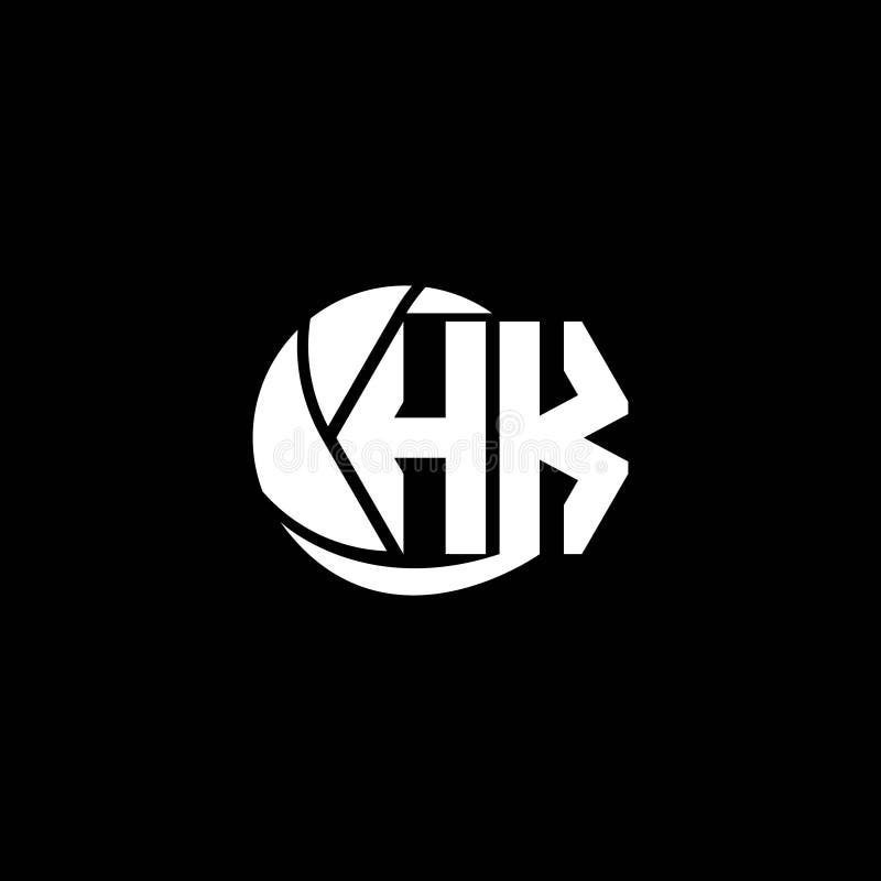 Initial logo design Geometric and Circle style, Logo business branding royalty free illustration