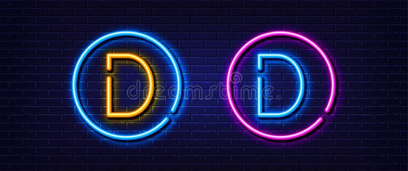 Letter D Neon Stock Illustrations – 569 Letter D Neon Stock ...