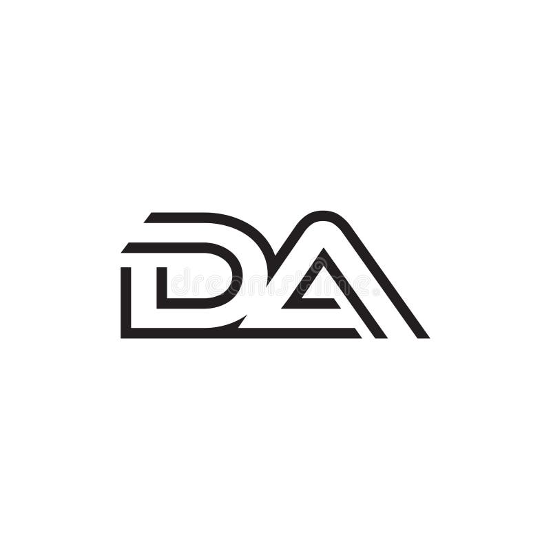 Initial Monogram Letter DA Logo Design Vector... - Stock Illustration  [66316023] - PIXTA