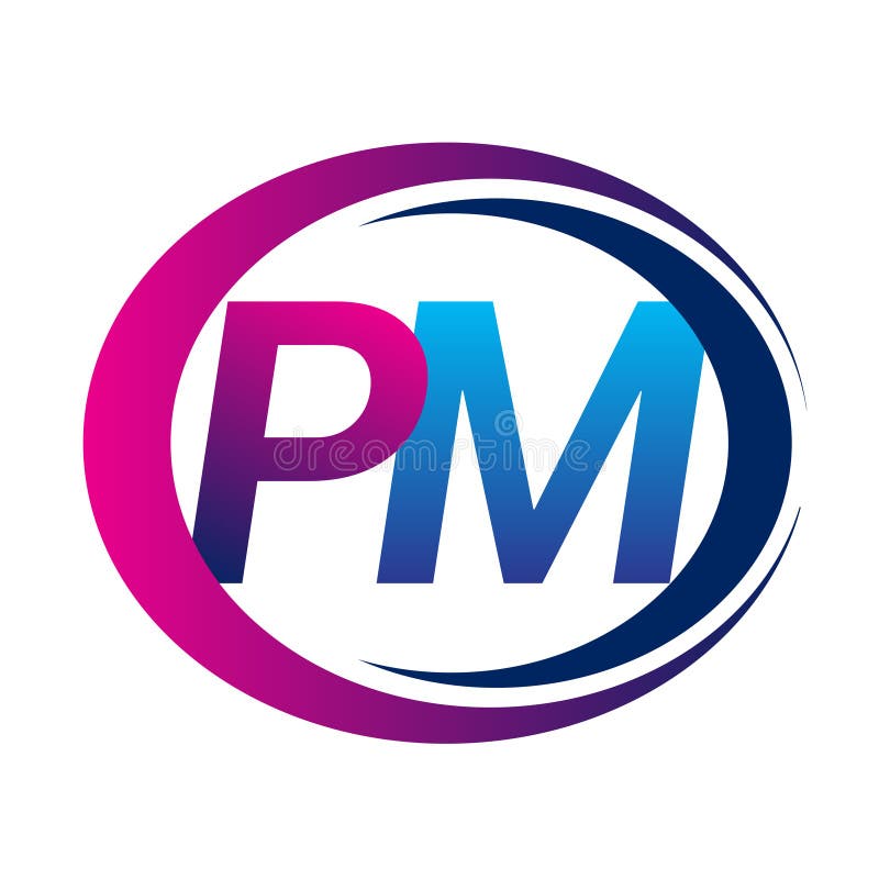 PM P M Letter Logo Design. Initial Letter PM Linked Circle Uppercase  Monogram Logo Red And Blue. PM Logo, P M Design. Pm, P M Royalty Free SVG,  Cliparts, Vectors, and Stock Illustration. Image 152305599.
