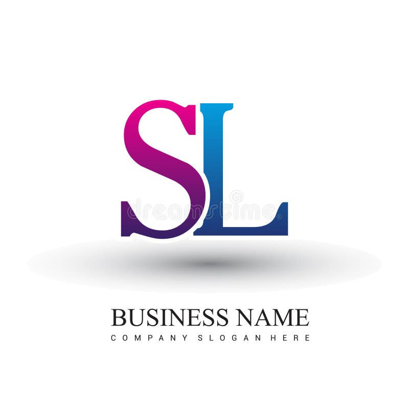 Lv linked logo for business and company identity Vector Image
