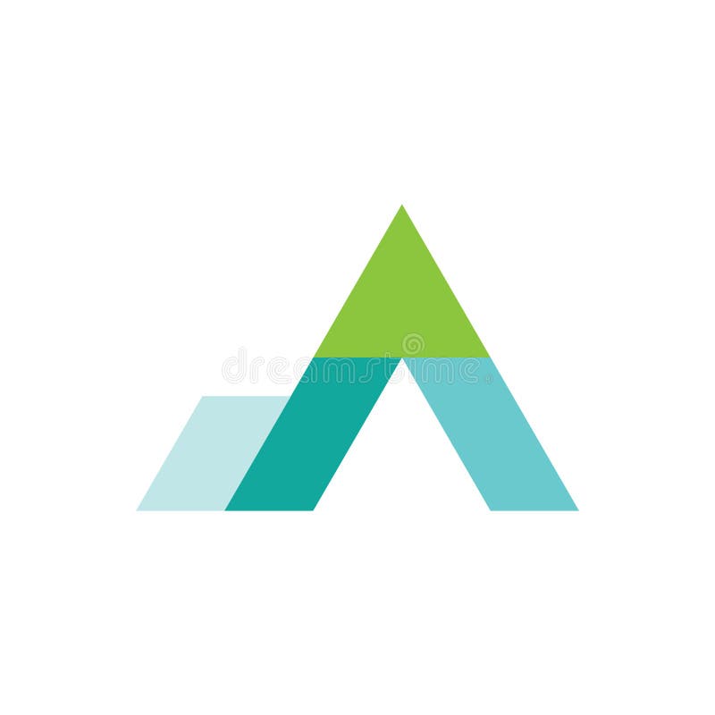 A initial letter logo royalty free illustration