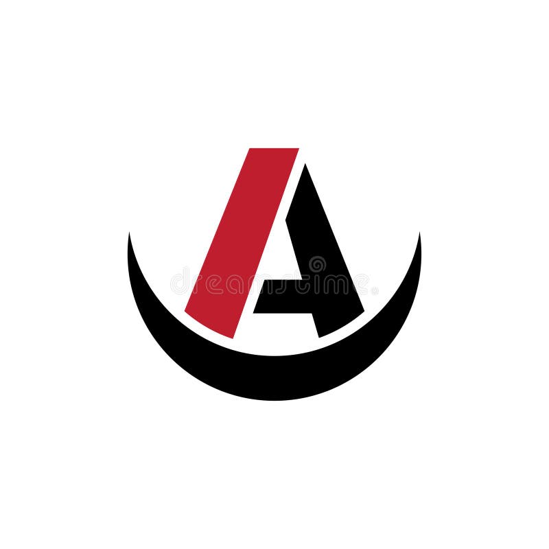 A initial letter logo stock illustration