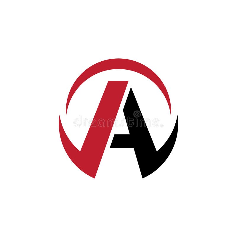 A initial letter logo royalty free illustration