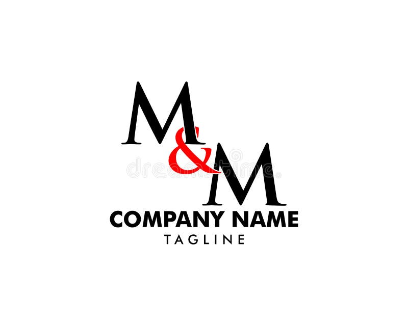 Premium Vector  Monogram initial letter m mm logo design template