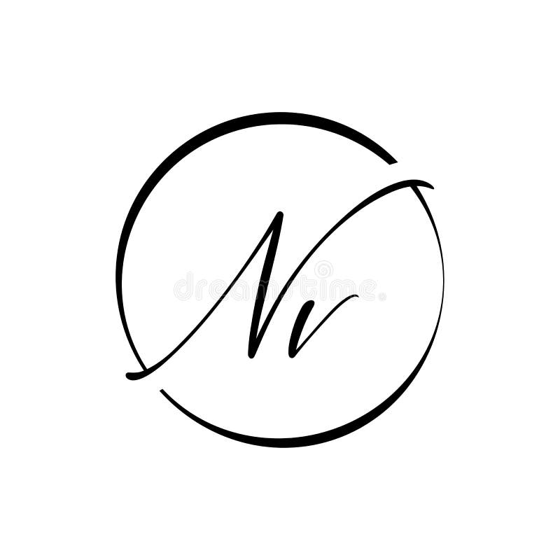 Initial Letter NV Logo Design Vector Template. Creative Abstract NV ...