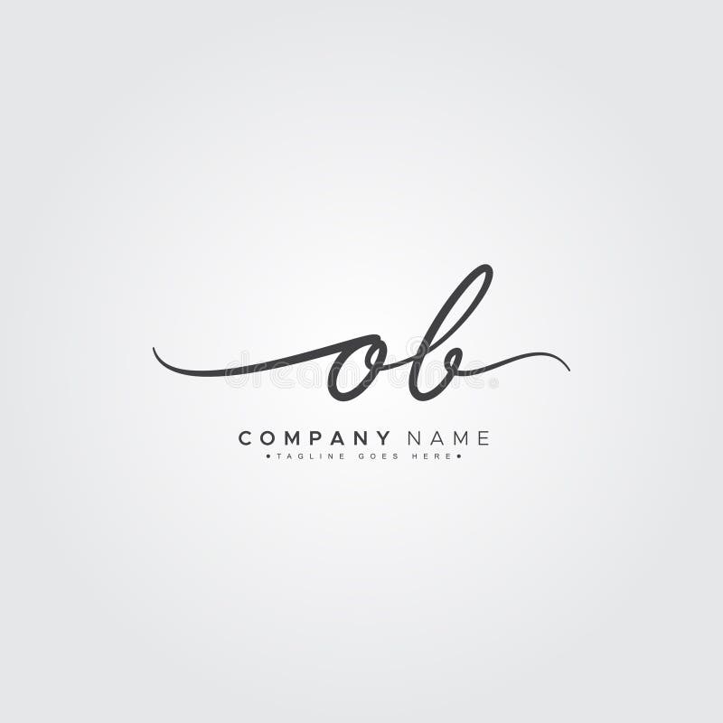 Letter Ob Logo Stock Illustrations – 1,183 Letter Ob Logo Stock  Illustrations, Vectors & Clipart - Dreamstime