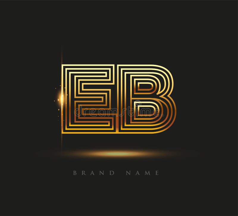 Eb Logo Elegant Stock Illustrations – 649 Eb Logo Elegant Stock ...