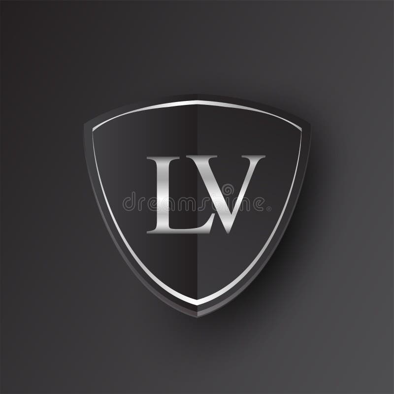 Modern Minimalist Lv Crown Logo, Professional LV Logo Letter