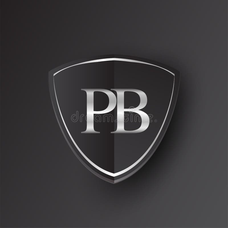 Initial Logo Letter PB with Shield Icon Silver Color Isolated on Black Background, Logotype Design for Company Identity Stock Vector - Illustration of emblem, company: 203814146 Initial Logo Letter PB with Shield Icon Silver Color Isolated on Black Background, Logotype Design for Company Identity Stock Vector - Illustration of emblem, company: 203814146