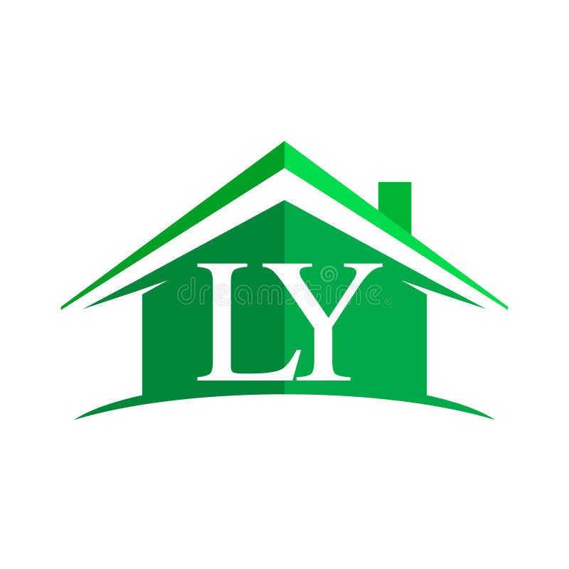Ly l y watercolor letter logo design Royalty Free Vector