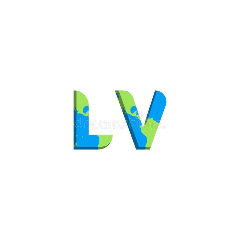 abstract-LV Logo design - perfect logo for: name by initial<br