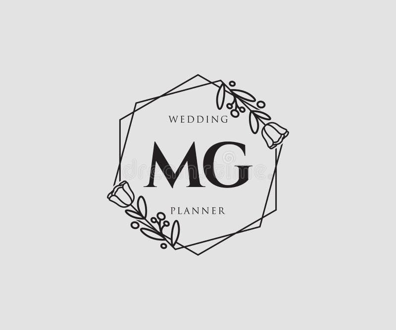 mg ,gm, monogram logo. Calligraphic signature icon. Wedding Logo Monogram.  modern monogram symbol. Couples logo for wedding 7351236 Vector Art at  Vecteezy