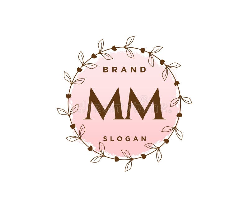 m&m wedding logo