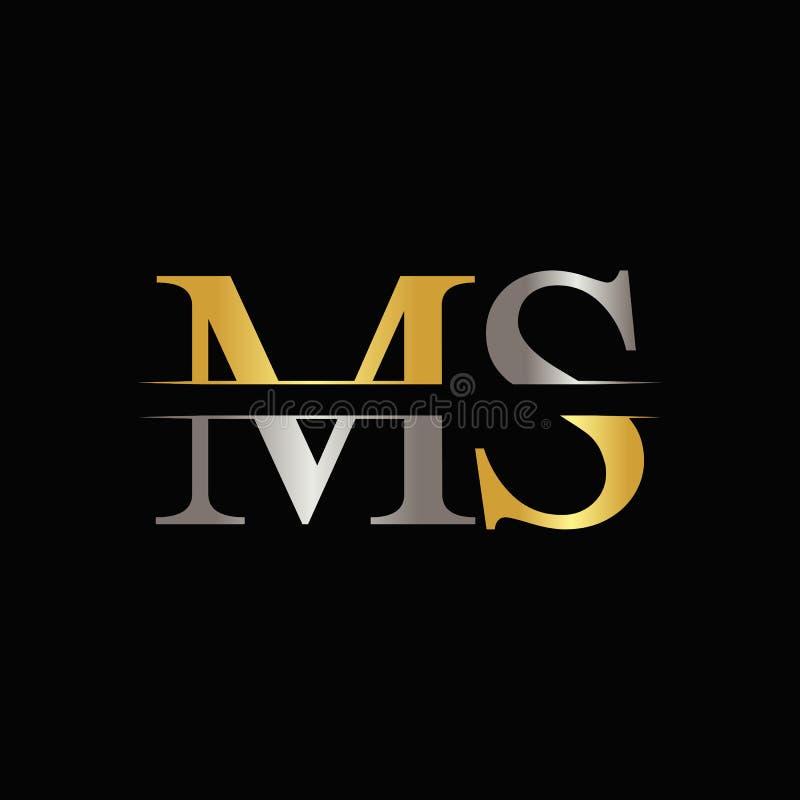Ms Letter Logo Design Stock Illustrations – 1,238 Ms Letter Logo Design