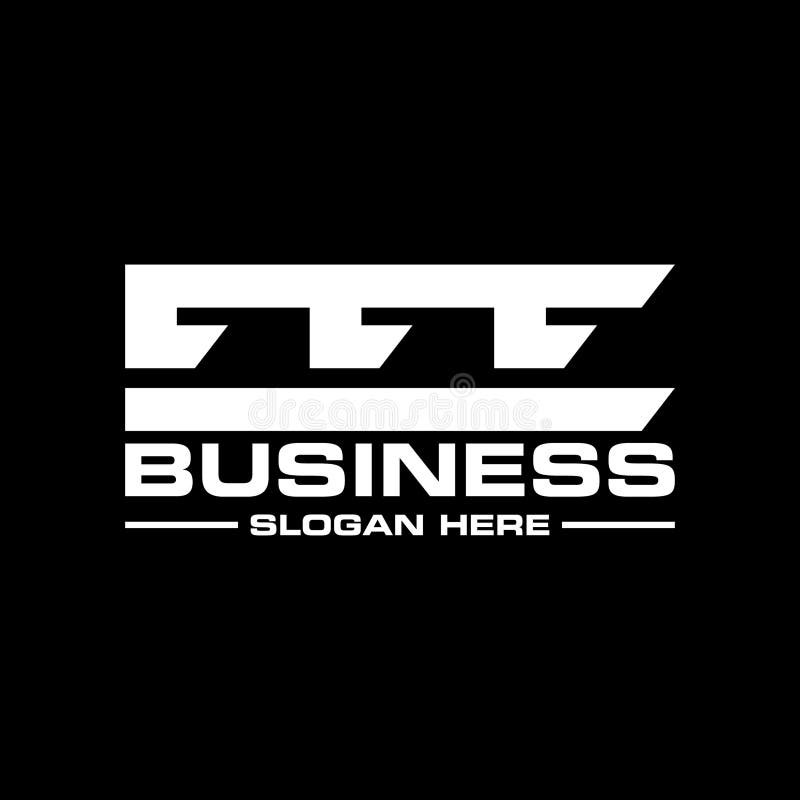 Initial Triple E geometric monogram business creative design template vector illustration
