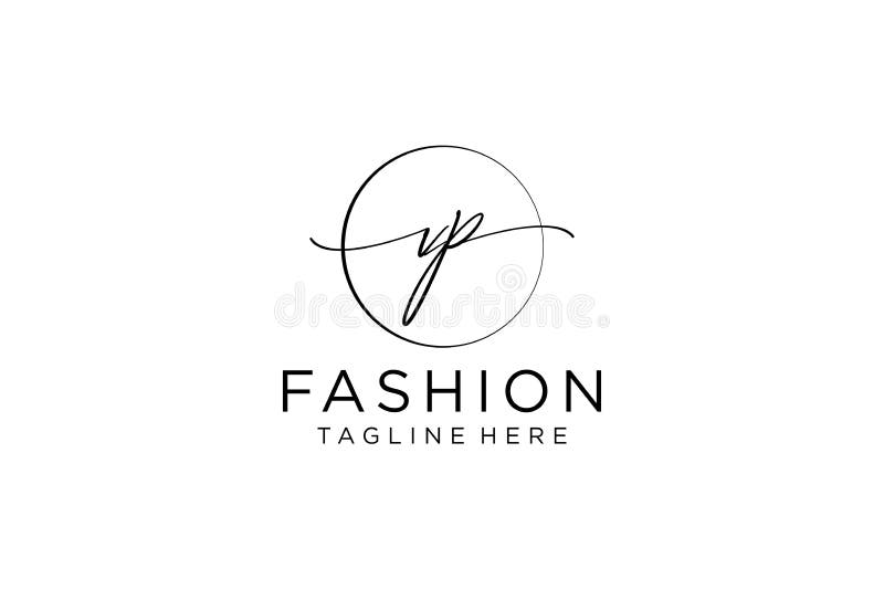 Initial VP Feminine Logo Beauty Monogram and Elegant Logo Design ...